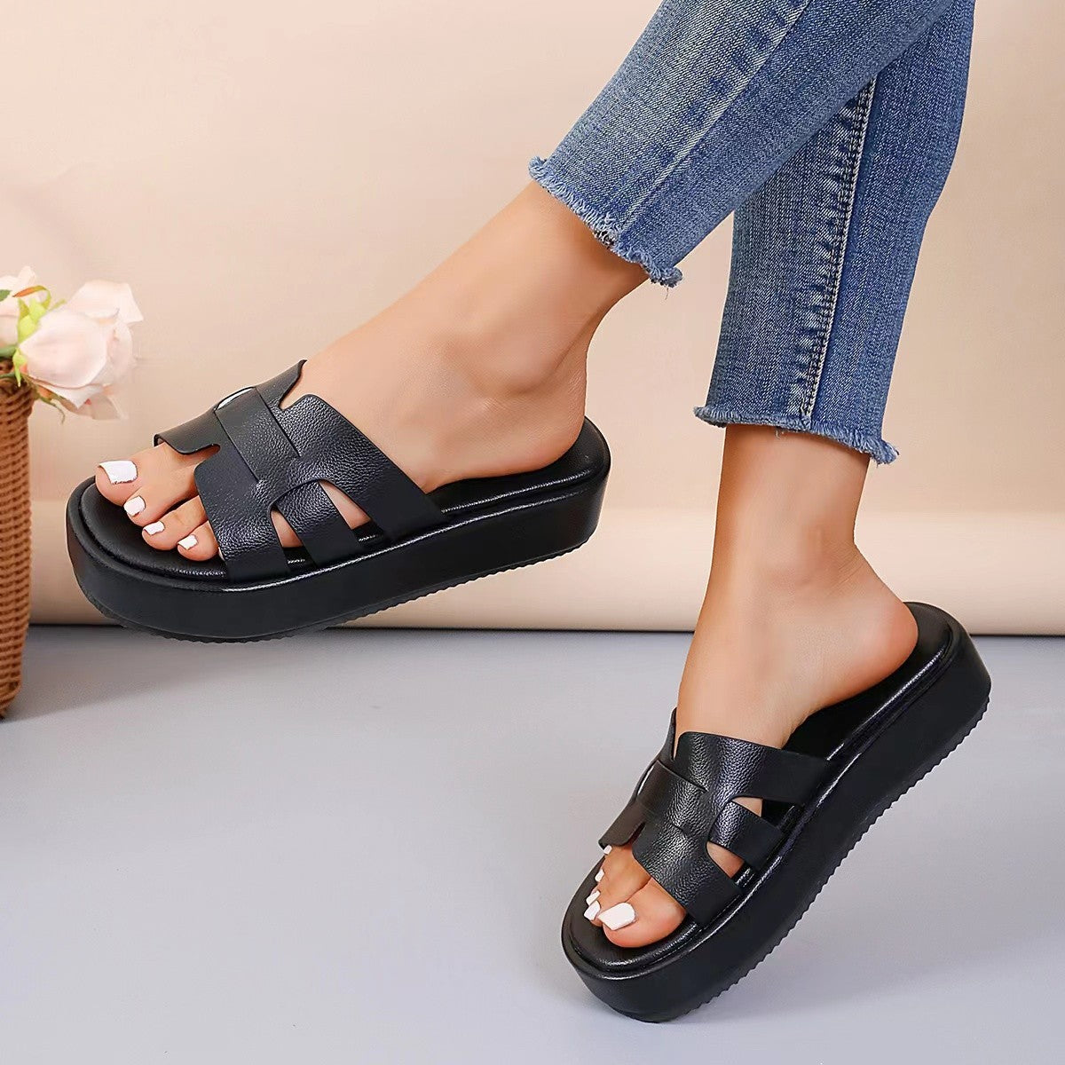 Sandales Plateforme Femme – Style Casual & Coloré Été 2025