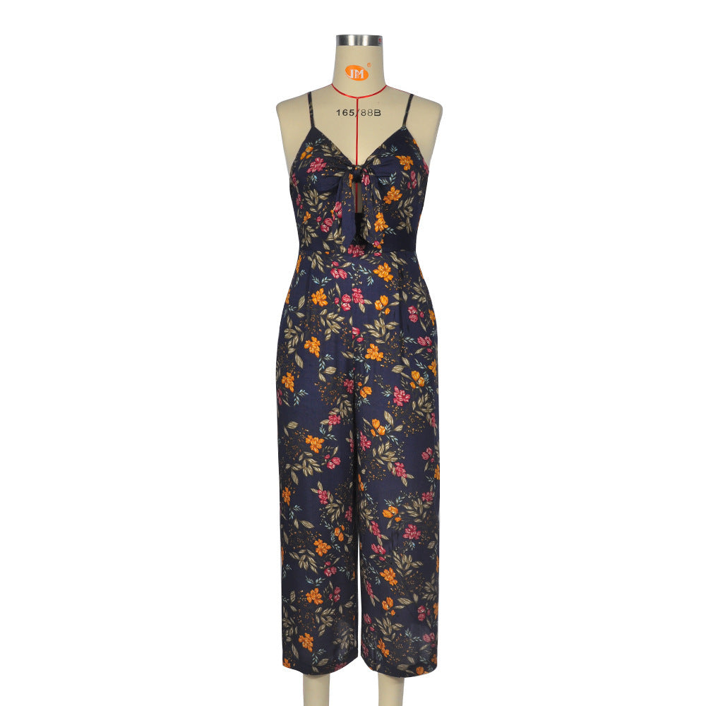 Combinaison Sans Manches Dos Nu Femme – Élégante & Légère en Polyester