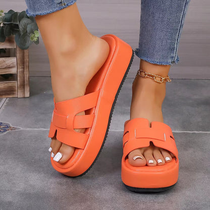 Sandales Plateforme Femme – Style Casual & Coloré Été 2025