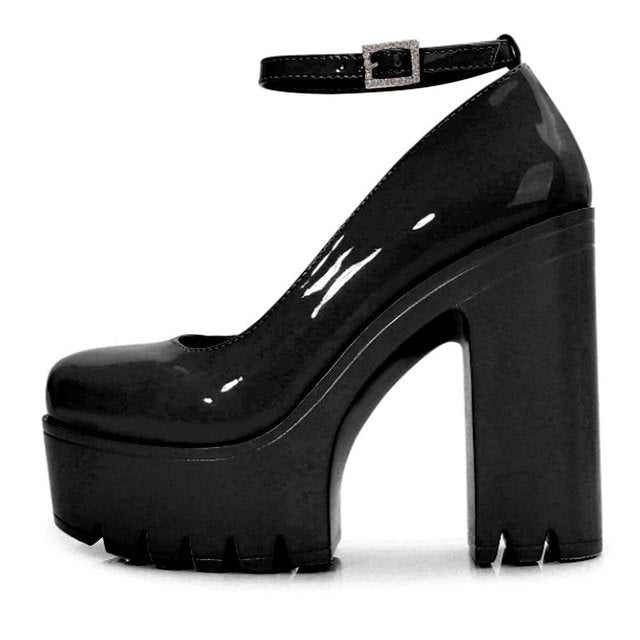 Escarpins Femme à Boucle – Style Européen Chic avec Talons & Finitions PU